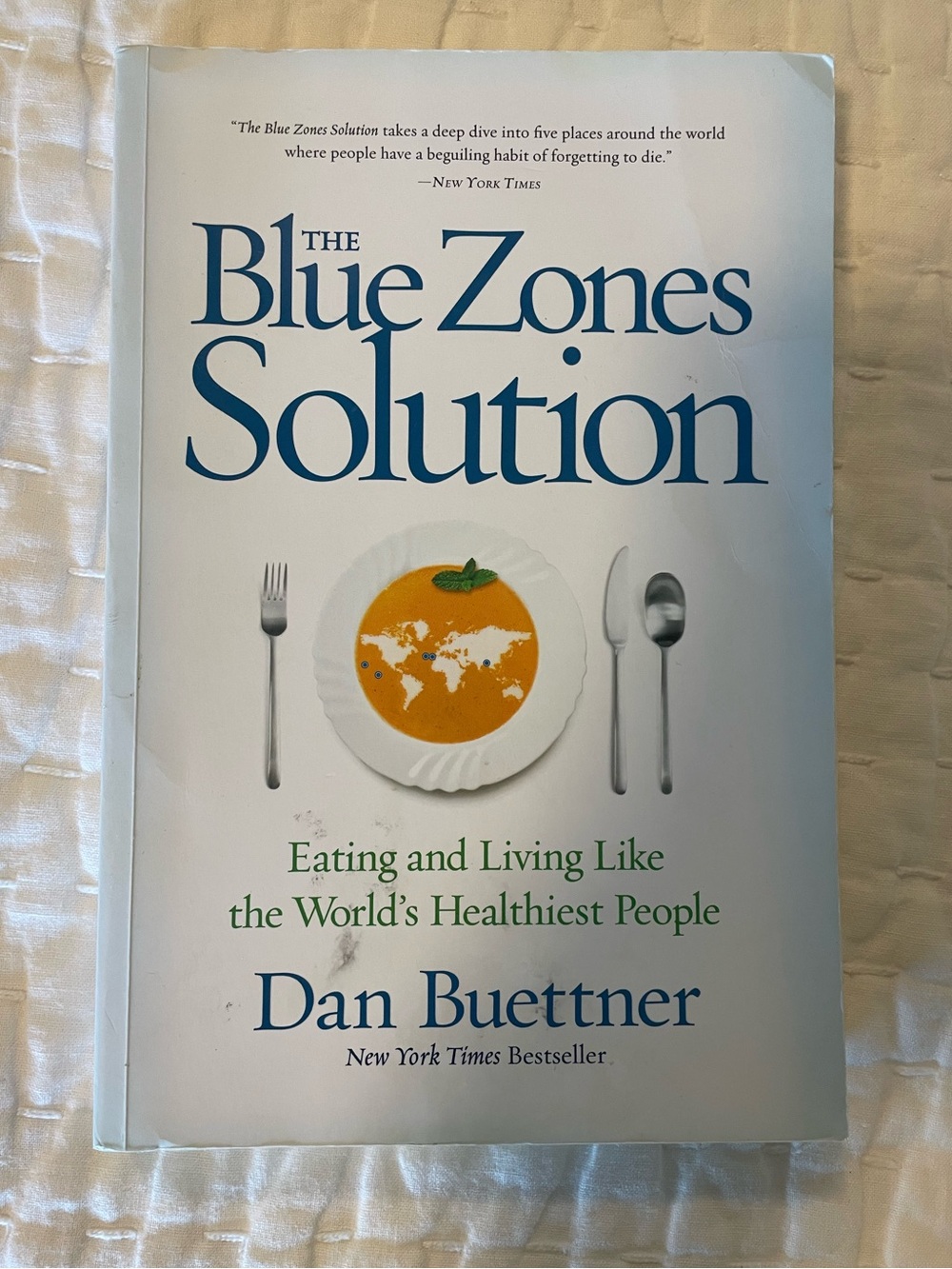 The Blue Zones Solution Book by Dan Buettner (Paperback)